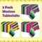 3 Pack Mexican Fiesta Plastic Tablecloths – Waterproof Serape Striped Disposable Table Covers (108 x 54 in) – Cinco de Mayo Taco Night, Birthday, Wedding & Carnival Party Decorations – Perfect for Mother's Day Card Making Displays